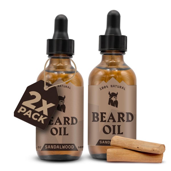 Striking Viking Bartöl Sandelholz 2er-Pack 60 ml