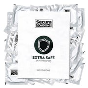 Secura «Extra Safe» 100 extra dicke Kondome für besondere (100 Kondome) 100 St
