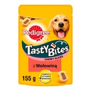 PEDIGREE Tasty Bites Chewy Slices 155g: Hundeleckerlis mit Rindfleisch 0,0155 kg