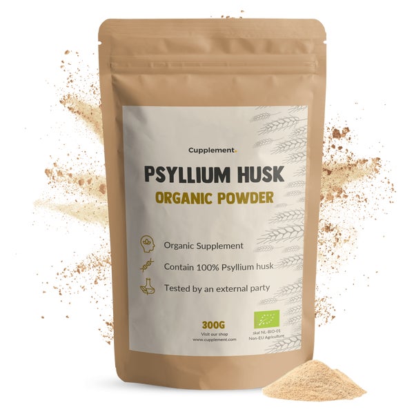 Cupplement - Flohsamenschalen Gemahlen  BIO - Pulver 300 g