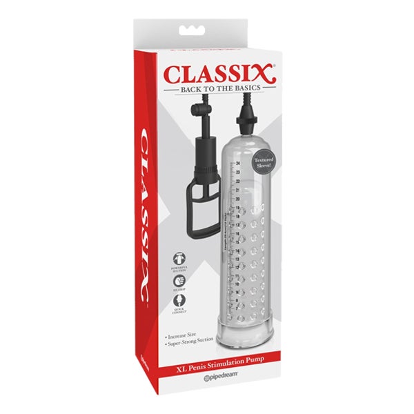 ClassiX «XL Stimulation pump» Penispumpe mit Noppen (1 Stück) 1 St