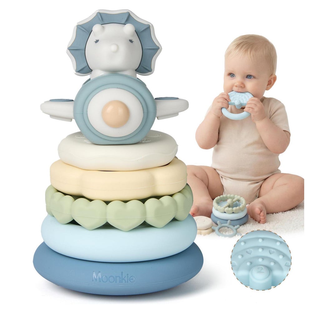 Beißring Stapelturm Baby Silikon Spielzeug 1 St