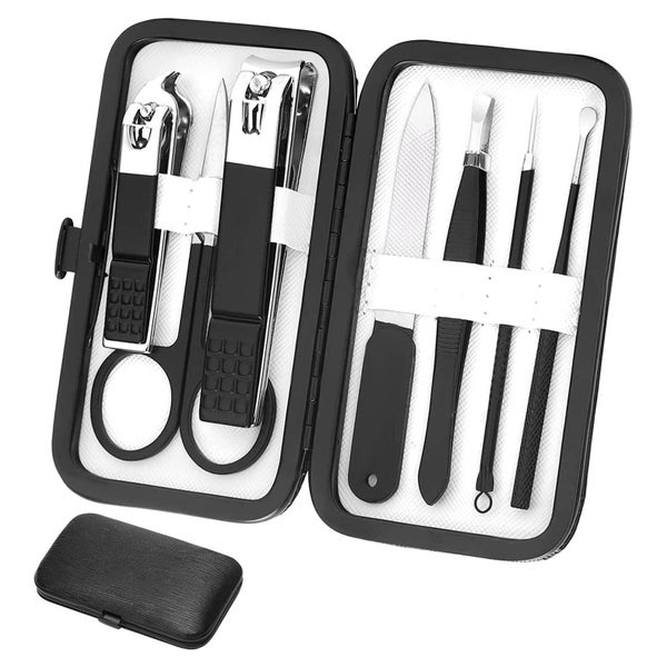 Maniküre Pediküre Set 8-teilig Edelstahl Reiseetui Geschenk 1 St