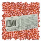 Produktabbildung: Red – 1000 rote Kondome, Erdbeeraroma, 56 mm, Großpackung (1000 Kondome) 1000 St