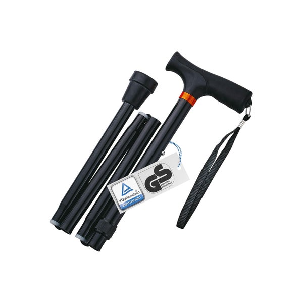 Gehstock faltbar Klappstock Gehhilfe Spazierstock Reisestock 1 St