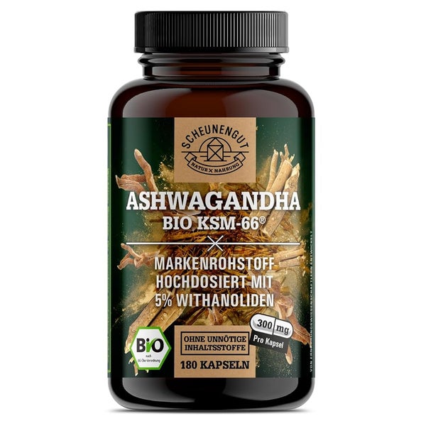 Scheunengut® Bio Ashwagandha Kapseln hochdosiert 240 St