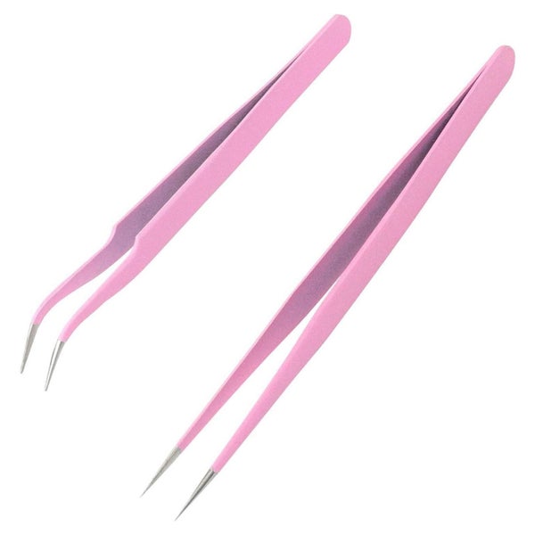 Pinzette Set Edelstahl Profi Wimpernverlängerung Gerade Gebo 1 St