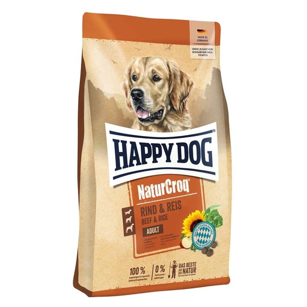 Happy Dog - NaturCroq Rind Reis 15 kg