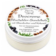 Florex Deocreme Wacholder-Sandelholz  Aluminiumfrei mit Sheabutter, Kokosöl & Zink | Vegan 40 ml