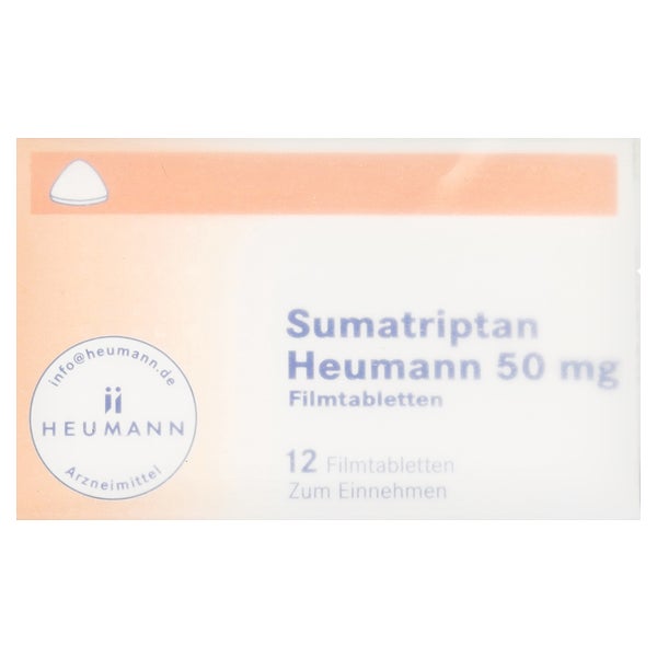 Sumatriptan Heumann 50 Mg Filmtabletten 12 St