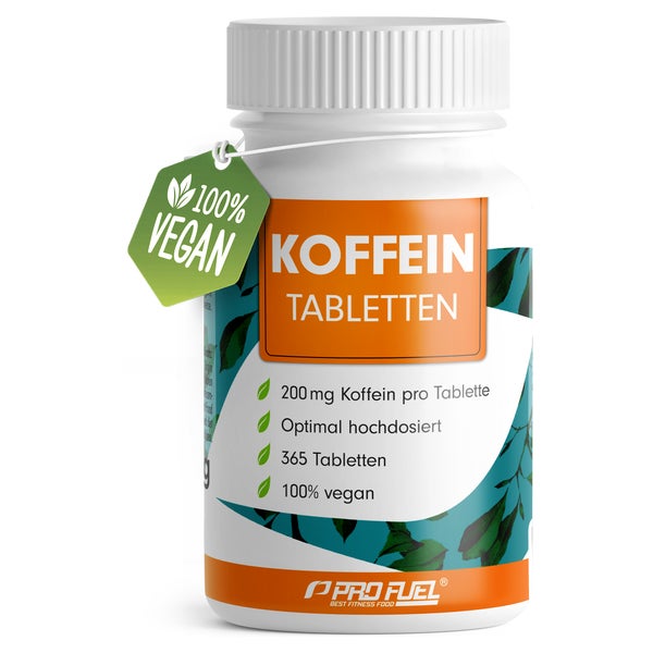 ProFuel - Koffeintabletten 365x 200mg pro Tablette 365 St