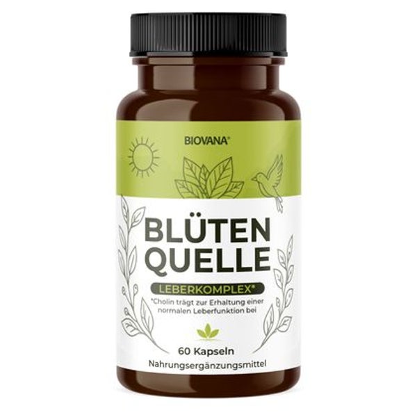 Biovana | Blütenquelle Leber Komplex 60 St