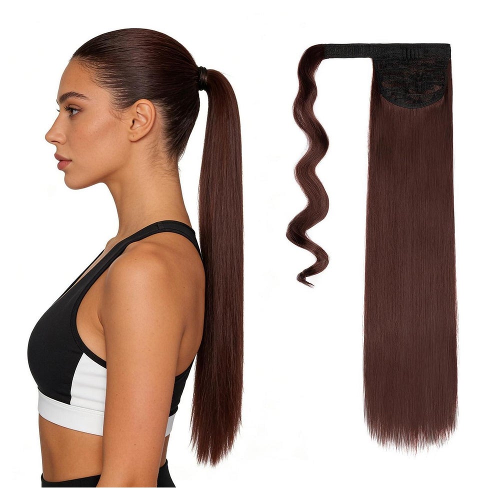 Ponytail Clip in Extensions Haarteil Pferdeschwanz 55 cm Dun 1 St