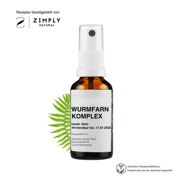 Zimply Natural WURMFARN KOMPLEX - Pflanzbasierte Rezeptur 30 ml