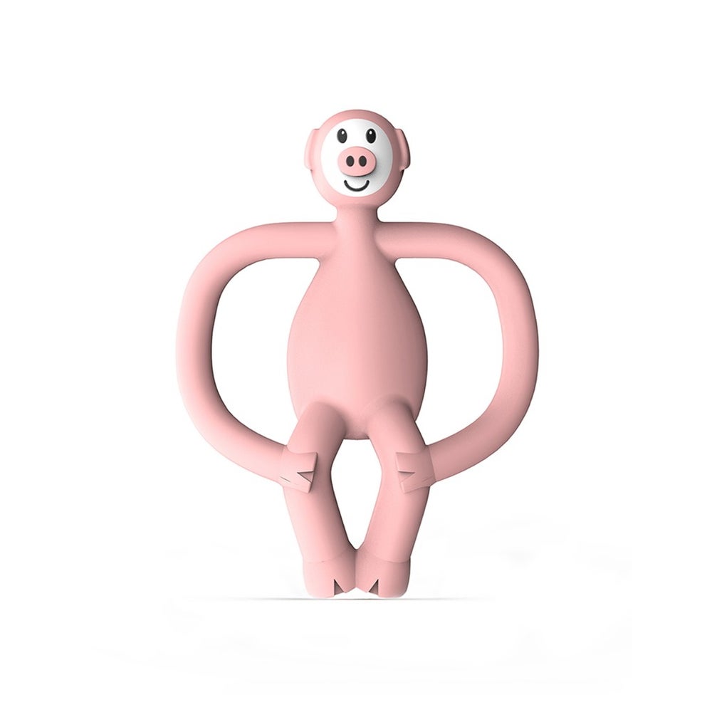 Matchstick Monkey Beißring / Zahnungshilfe für wundes Zahnfleisch verschiedene Tiermotive