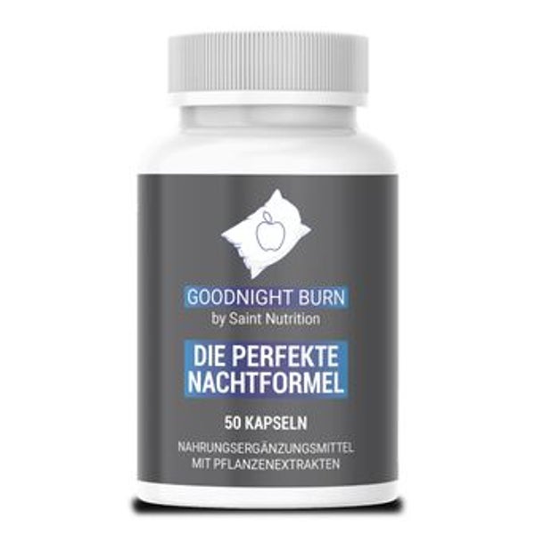 Saint Nutrition® Goodnight Burn Kapseln | Ergänzung für Ihre Diät & Ziele beim Abnehmen 50 St