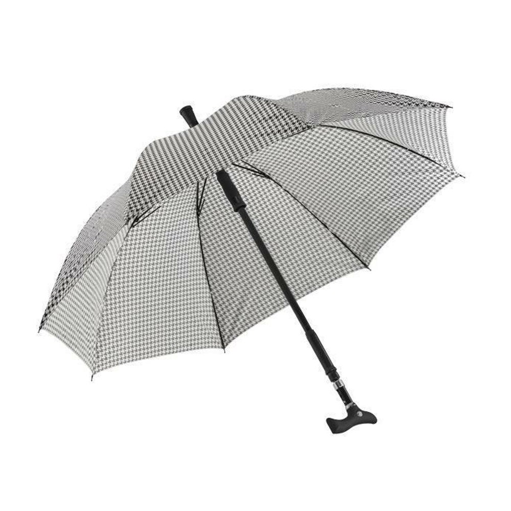 Stockschirm Regenschirm Gehstock hahnentritt klein 1 St
