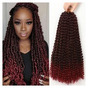 Braids Passion Twist Faux Locs T1B-Bug# 6Packs-Economy-Paket 1 St