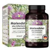 HERBIOS Mariendistel Artischocke Löwenzahn 120 Kapseln 120 St