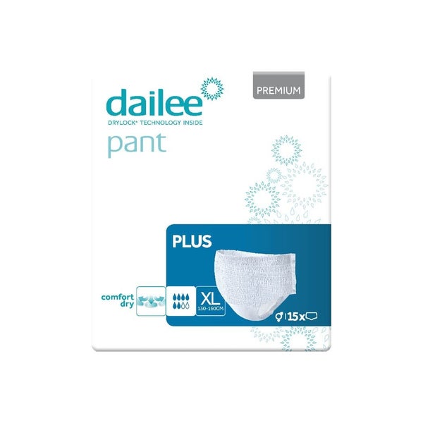 Dailee Inkontinenz Pants Plus XL, Windeln für Erwachsene 15 St