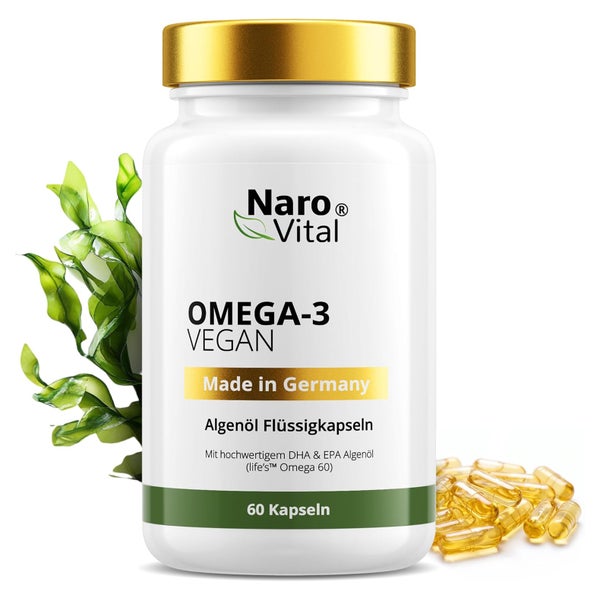 NAROVITAL® Omega 3 | Vegan aus Algenöl 60 St