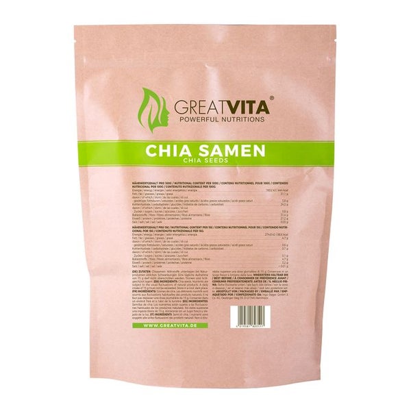 GreatVita Chia Samen 1000 g