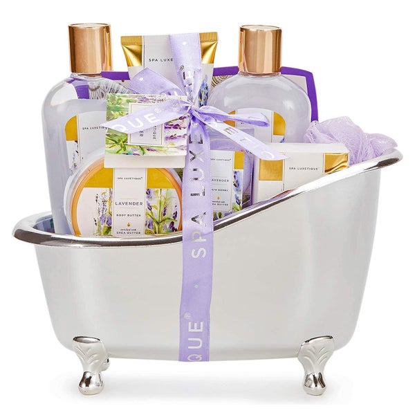 Badegeschenkset 8tlg Wellness Beauty Frauen Valentinstag Lav 1 St