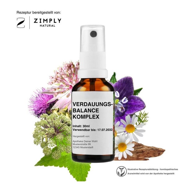 Zimply Natural VERDAUUNGSBALANCE KOMPLEX - Pflanzbasierte Rezeptur 30 ml
