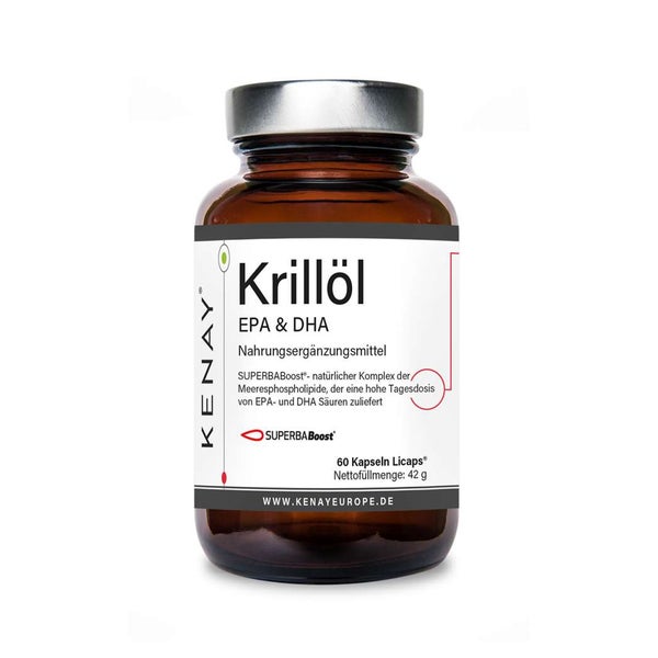 Krillöl EPA & DHA SUPERBABoost® 60 Kapseln Nahrungsergänzungsmittel KENAY® 60 St