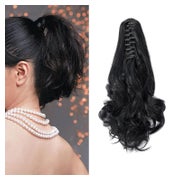 Haar Extensions Clip Ponytail Pferdeschwanz 30 cm 110g Schwa 1 St