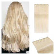 Haarverlängerung Clip In Echthaar One Piece 5 60 Platinblond 1 St