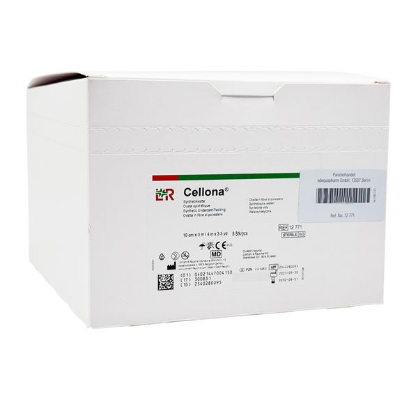 Cellona Synthetikwatte 10 Cmx3 M Steril 8 St