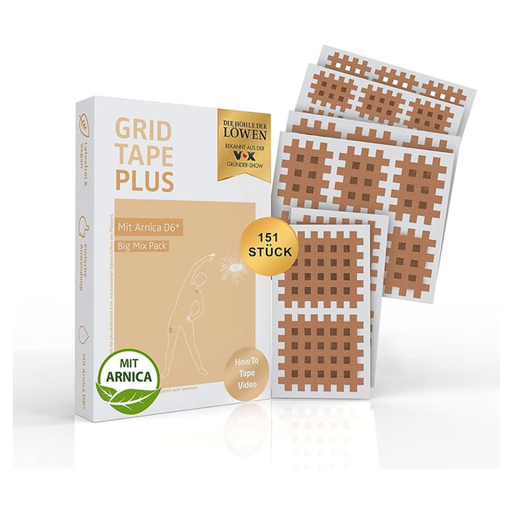 GRID TAPE PLUS Gitterpflaster mit Arnika Big Mix L 151 St
