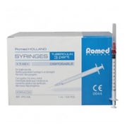 Romed Tuberkulinspritzen mit Kanüle 100 Stück 1ml 29 G x 1/2 U100 100 St