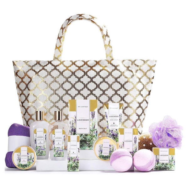 Badegeschenkset Frauen 15tlg Duschgel Badebomben Handtasche 1 St