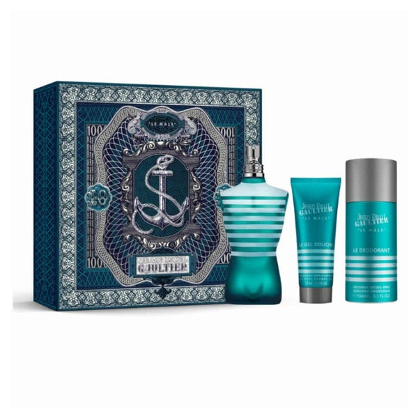 Jean Paul Gaultier Le Male Eau De Toilette Spray 125ml Set 3 Artikel 0,003 l