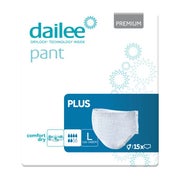 Dailee Inkontinenz Pants Plus L, Windeln für Erwachsene 15 St