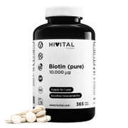 Biotin 10.000 mcg (Vitamin B7) | 365 Tabletten 365 St