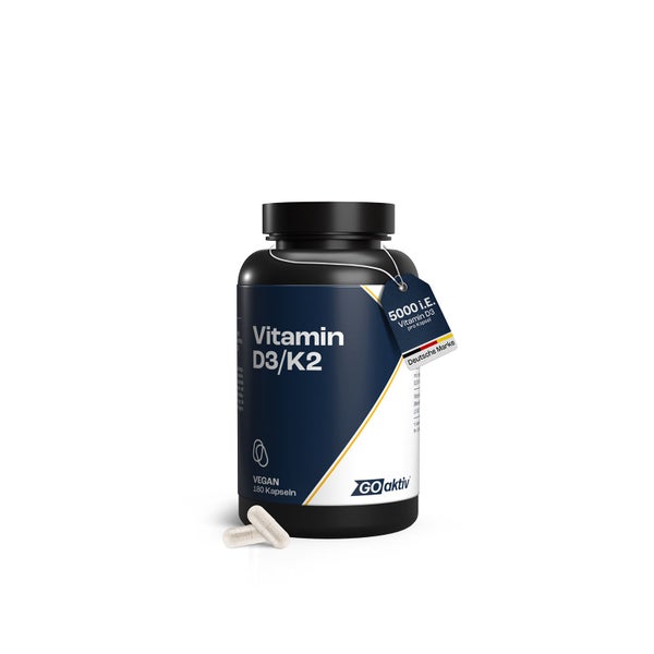 GOaktiv® Vitamin D3 K2 Kapseln 180 St