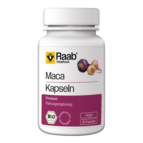 Maca Kapseln Bio 80 St