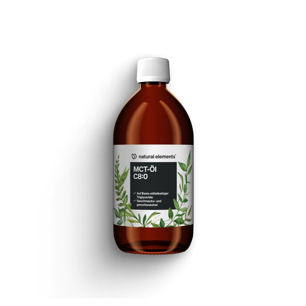 MCT-Öl C8 – 500ml für deine Keto Diät – 100% Kokosöl – für Ketogene Ernährung – geschmacks- und geruchsneutral – vegan, ohne unnötige Zusätze – in Deutschland produziert 500 ml