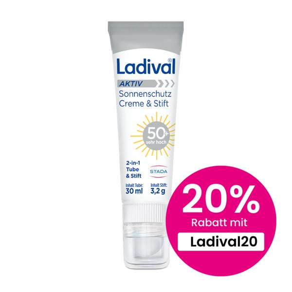 Ladival Aktiv Sonnenschutz Creme & Stift LSF 50+ 30 ml