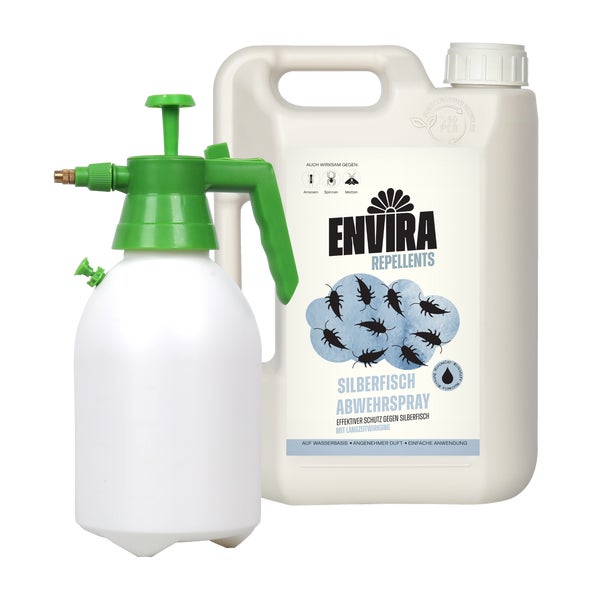 Envira Silberfisch Abwehrspray mit Nachfüllpack