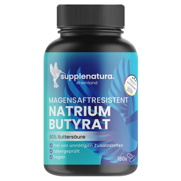 supplenatura Rheinland® - Natriumbutyrat Kapseln (Sodium) - 180 St