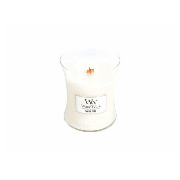 WoodWick White Teak-Duftkerze 275 g 0,275 kg