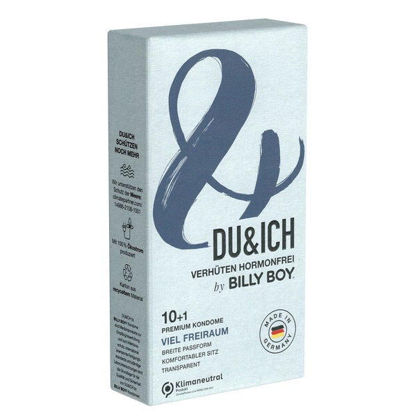 Du & Ich Viel Freiraum 10+1 Premium-Kondome breite Passform (11 Kondome) 11 St
