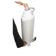 Geruchsdichter Windeleimer DiaperChamp One Maxi Handsfree Plus mit Pedal und Rollen - normale Tüten 1 St