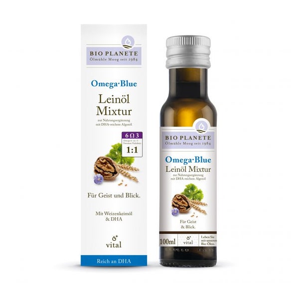 Bio Planete - Omega Blue Leinöl-Mixtur 100 ml