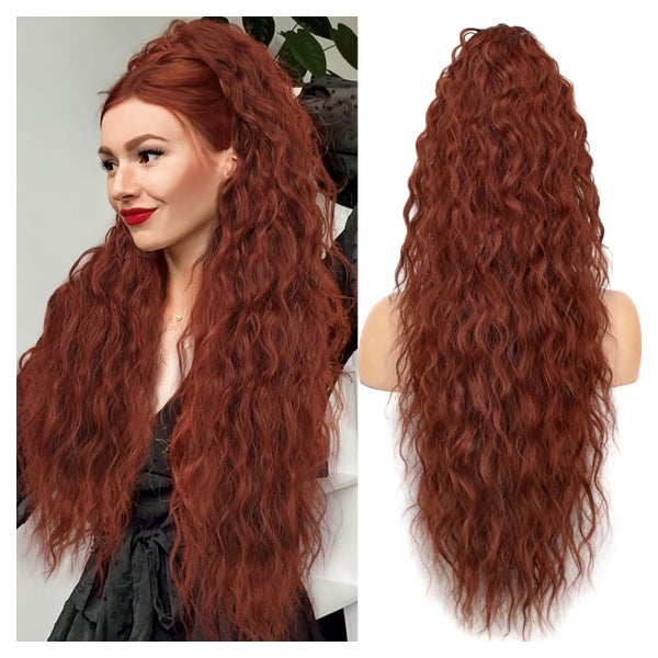 Pferdeschwanz Haarteil Damen Haarverlängerung Klammer 75cm A 1 St