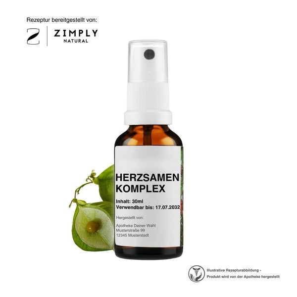 Zimply Natural HERZSAMEN KOMPLEX - Pflanzbasierte Rezeptur 30 ml
